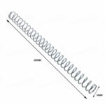 Worker Mod 25N Long Spring Upgrade Spring For Worker Mod Prophecy Retaliator Shell Set Color Silver - Image 2